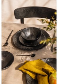 Tacâmuri negru din oțel inoxidabil 16 buc. Modern retro – Premier Housewares