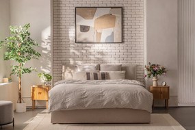 Noptieră în culoare naturală cu aspect de lemn de stejar Langley – Actona