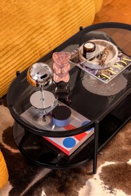 Cutie de depozitare din metal cu capac/decorativă District – Hübsch