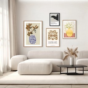 Tablou 52x72 cm Yellow Vase – Malerifabrikken