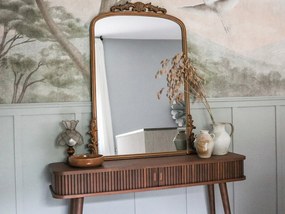 Măsuță tip consolă Zuiver Barbier, lungime 120 cm, maro