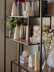 Sfeșnic de Crăciun din ceramică Kähler Design Lighthouse, ø 12 cm, alb