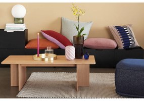 Set 2 vaze din sticlă Hübsch Candy, alb - roz