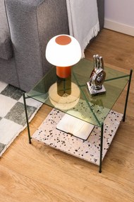 Măsuță auxiliară din sticlă 42x42 cm Niche – Hübsch