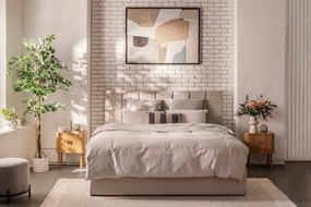 Noptieră în culoare naturală cu aspect de lemn de stejar Langley – Actona