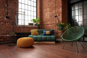 Ceas Karlsson Flip, 37 x 17,5 cm, decor lemn