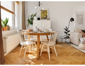 Comodă înaltă albă 97x130 cm Sierra - Teulat