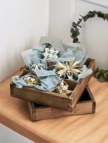 Decorațiune de Crăciun suspendată argintie Kähler Design