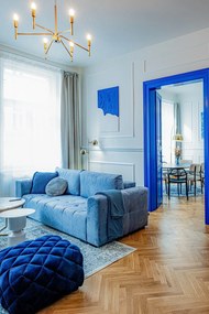 Lustră Markslöjd Monarch, ø 70 cm, auriu