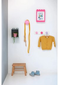 Cuier de perete LEGO®, roz-gri