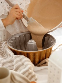 Prosop de vase din in 45x65 cm Natural White Stripes – Linen Tales