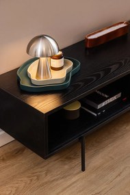 Veioză gri închis LED cu intensitate reglabilă (înălțime 20 cm) Mush – Hübsch