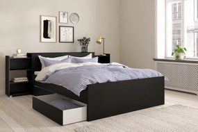 Sertare sub pat negre 2 buc. 90x190/140x190 cm Naia – Tvilum