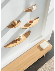 Raft din lemn de stejar 70 cm Mu – Gazzda