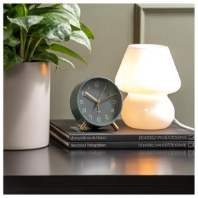 Ceas cu alarmă Karlsson Lofty, ø 11 cm, verde