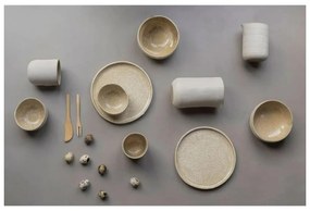 Farfurii bej 2 buc. din piatră ø 20 cm Sand Grain – Mette Ditmer Denmark