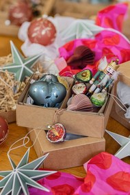 Ornamente de Crăciun 6 buc. din lemn 13 cm Nikita – Bloomingville