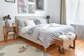 Pernă Tiseco Home Studio Sheepskin, 45 x 45 cm, alb