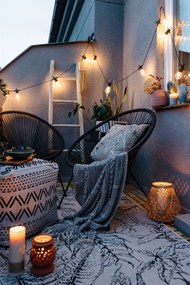 Pătură Bloomingville Throw, 130 x 160 cm, gri