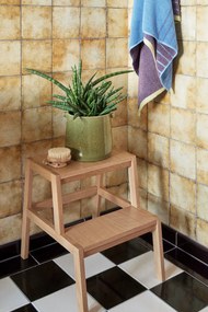 Set 2 ghivece din ceramică Hübsch Herb, verde