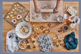 Boluri mici albe/bej 4 buc. din gresie 200 ml Original Cane – Mason Cash