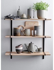 Cană din gresie ceramică Bloomingville Kendra, 500 ml, gri