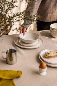 Serviciu de masă 24 buc. din gresie Snow Heart – Bonami Essentials