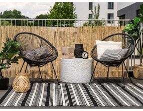 Fotoliu de grădină din ratan artificial Bonami Selection Avocado, negru