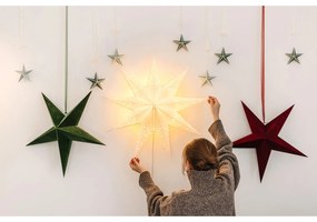 Decorațiune luminoasă albă ø 75 cm cu model de Crăciun Solvalla – Markslöjd