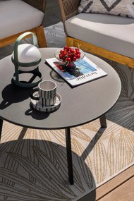 Ceașcă alb-negru din gresie 300 ml Frankie – Bloomingville