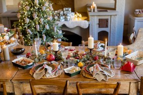 Sfeșnic din sticlă PT LIVING Art, maro