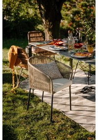 Masă de grădină gri 210 x 100 cm Strong - Bonami Selection