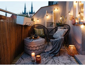 Fotoliu de grădină din ratan artificial Bonami Selection Avocado, negru