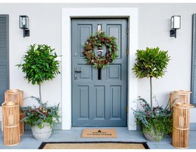 Covoraș de intrare din fibre de nucă de cocos 40x60 cm cu model de Crăciun Merry Christmas – Artsy Doormats