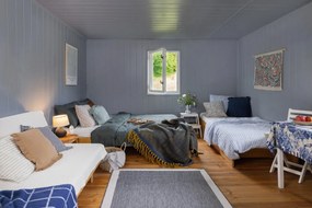 Scaun alb din lemn de cauciuc Corg - Bonami Selection