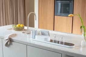 Suport pentru accesorii de spălat alb din plastic SinkStyle – Brabantia