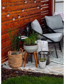 Fotoliu de grădină negru North - Bonami Selection