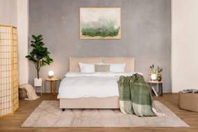 Taburet verde-portocaliu din lemn de frasin Smile - Hübsch