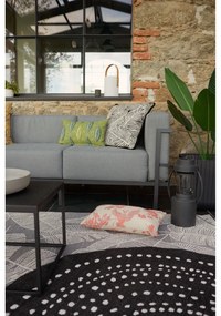 Covor pentru exterior NORTHRUGS Bali, ⌀ 140 cm, negru