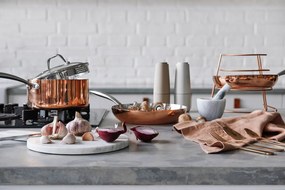 Suport pentru tigăi Metaltex, arămiu