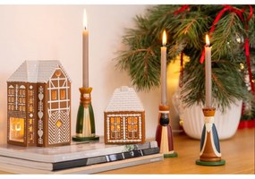 Vază din gresie Kähler Design Hammershoi, înălțime 25 cm, alb