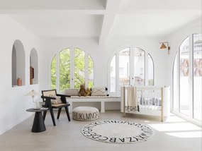 Fotoliu puf pentru copii crem ABC – Lorena Canals