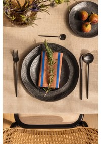 Tacâmuri negru din oțel inoxidabil 16 buc. Modern retro – Premier Housewares
