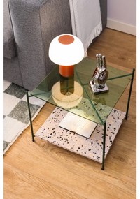 Veioză portocalie LED cu intensitate reglabilă din aluminiu (înălțime 22 cm) Harvest – Zone