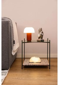 Veioză portocalie LED cu intensitate reglabilă din aluminiu (înălțime 22 cm) Harvest – Zone