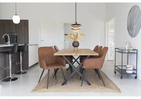 Scaune de bar negre rotative 2 buc. 82 cm Trondheim – House Nordic