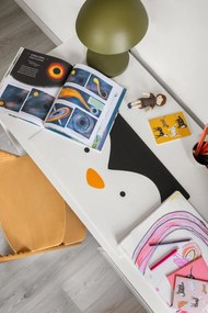 Veioză verde cu abajur din metal (înălțime 49 cm) Casque – Leitmotiv