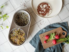 Set 4 șervețele textile Really Nice Things Green Gradient, lățime 40 cm