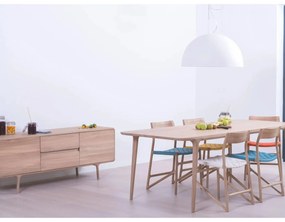 Masă de dining din lemn de nuc 90x180 cm Fawn – Gazzda