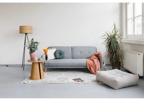 Măsuță auxiliară rotundă cu aspect de lemn de stejar ø 50 cm Cep – Teulat